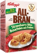 Crales kellogg's all-bran aux fraises (canada)