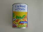 Cocktail de fruits au jus de fruit - carrefour