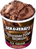 Glace ben & jerry's parfum chocolate fudge brownie