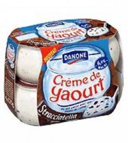 Crème de yaourt stracciatella danone : par pot de 1...