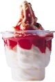 Sundae nappage fraise mac do : par unit de 156 g