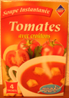 Soupe instantane tomates avec croutons leader pric...