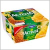 Yaourt 'activia'  l'ananas Danone