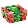 Yaourt activia aux fraises : par pot de 125 g