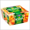 Yaourt activia aux abricots : par pot de 125 g
