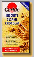 Biscuits ssame-chocolat gerbl : par unit