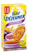 Biscuit petit djeuner lu fruit et fibres aux figue...