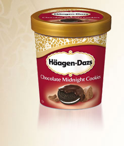 Haagendazs:chocolate midnight cookies