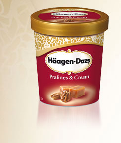 Haagendazs:pralines&cream
