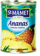 Ananas au sirop leger st mamet