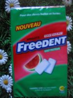 Chewing gum freedent got pastque