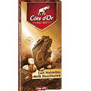 Chocolat cte d'or lait noisettes entires