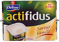 Actifidus 'délisse' saveur vanille