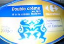 Double Crme au lait et la crme frache CARREFOUR