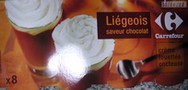 LIEGEOIS saveur chocolat CARREFOUR(1pot=100grs)
