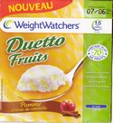 DUETTO fruits pomme pointe de cannelle WIEGHT WATCH...