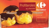 PROFITEROLES au chocolat CARREFOUR (4x90grs)