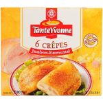 Crpes demie lune jambon et fromage, tante yvonne L...