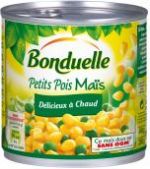 Petits pois et mas Bonduelle