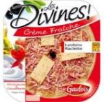 Pizza les divines ! lardons raclette Le Gaulois