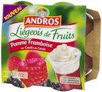 Ligeois de Fruits Pomme Framboise sur coulis de Ca...