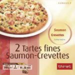 Tartes fines saumon/crevettes Thiriet
