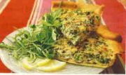 Tarte au crabe herbes et petits pois