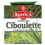 Ciboulette finement coupée surgelée, rustica 