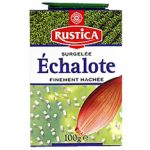 Echalote finement hachée surgelée, rustica 