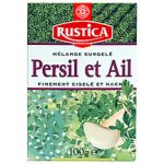 Persil et ail finement ciselé et  haché, rustica 